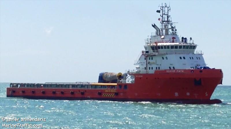 seacor maya (Offshore Tug/Supply Ship) - IMO 9701528, MMSI 345070362, Call Sign XCAR4 under the flag of Mexico