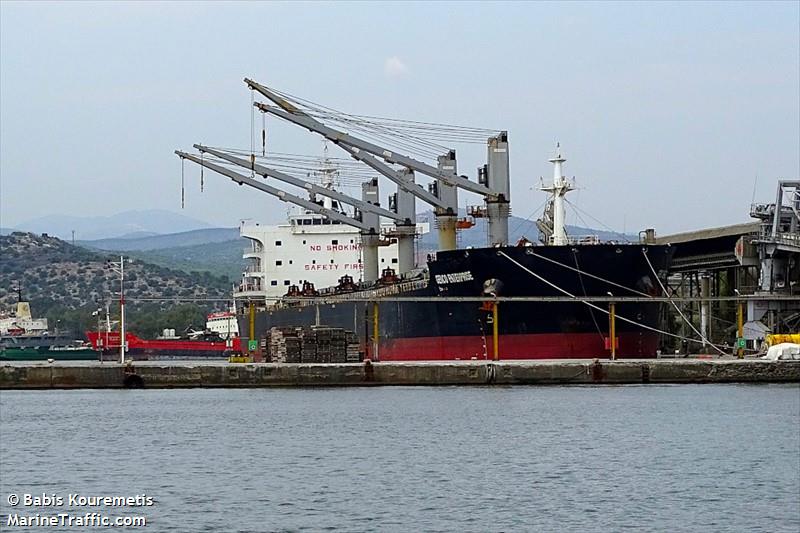 genco enterprise (Bulk Carrier) - IMO 9707699, MMSI 538009438, Call Sign V7A4743 under the flag of Marshall Islands