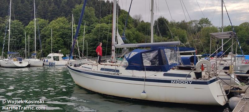 moonspinner (Sailing vessel) - IMO , MMSI 250006381 under the flag of Ireland