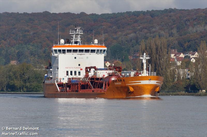 karlica (Chemical/Oil Products Tanker) - IMO 9220354, MMSI 271049308, Call Sign TCA6570 under the flag of Turkey