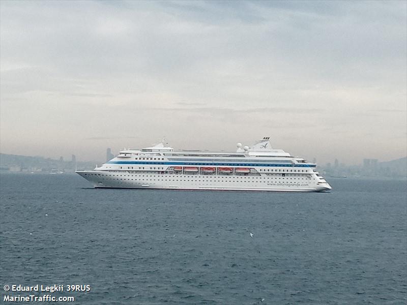astoria grande (Passenger (Cruise) Ship) - IMO 9112789, MMSI 352978227, Call Sign 3E3342 under the flag of Panama