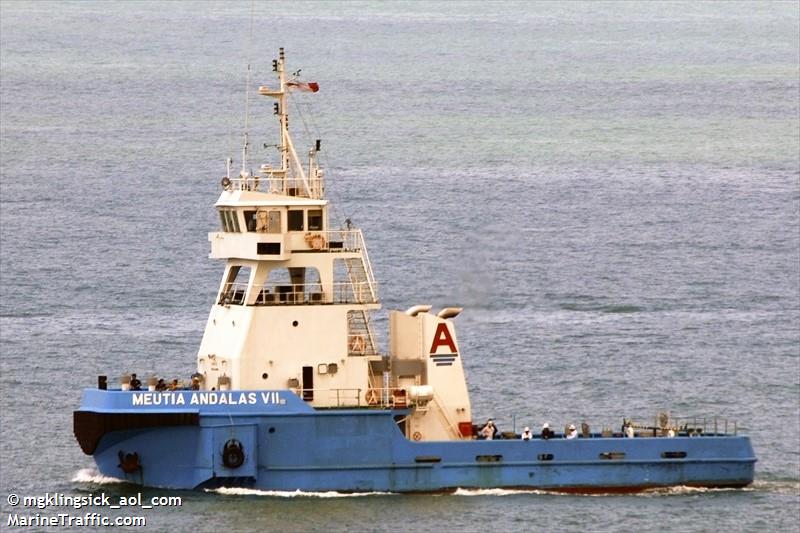 meutia andalas vii (Pusher Tug) - IMO 9614799, MMSI 525012103, Call Sign POBE under the flag of Indonesia