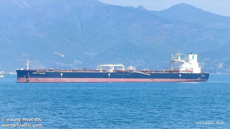 front favour (Crude Oil Tanker) - IMO 9903968, MMSI 538009501, Call Sign V7A4820 under the flag of Marshall Islands