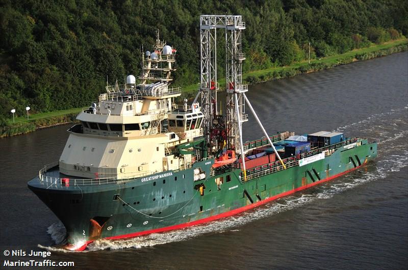 greatship manisha (Offshore Tug/Supply Ship) - IMO 9466465, MMSI 565002000, Call Sign 9V7823 under the flag of Singapore