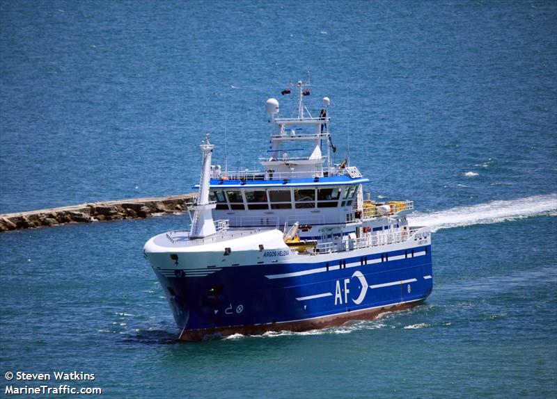 argos helena (Fishing Vessel) - IMO 9894208, MMSI 665111132, Call Sign ZHHQ under the flag of Saint Helena