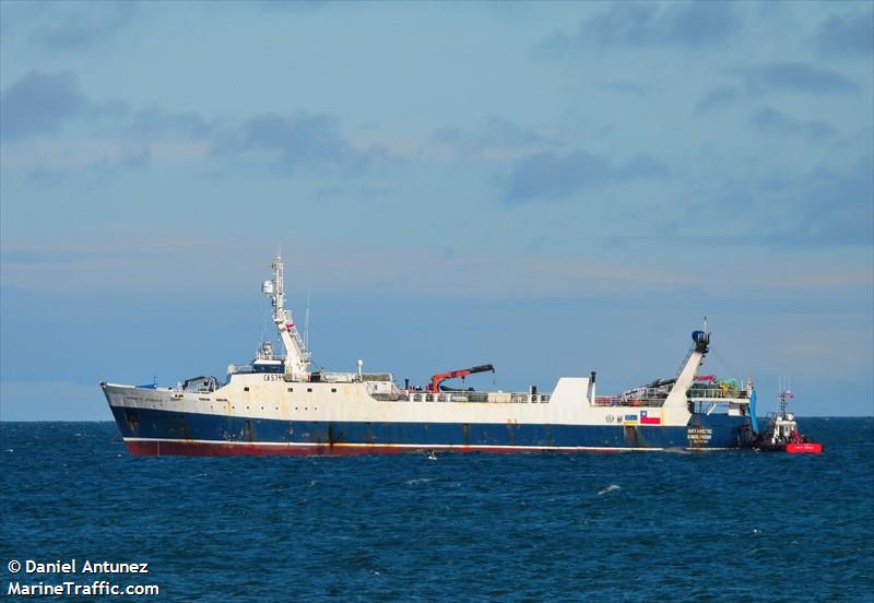 antarctic endeavour (Fishing Vessel) - IMO 8717453, MMSI 725001619, Call Sign CA5744 under the flag of Chile