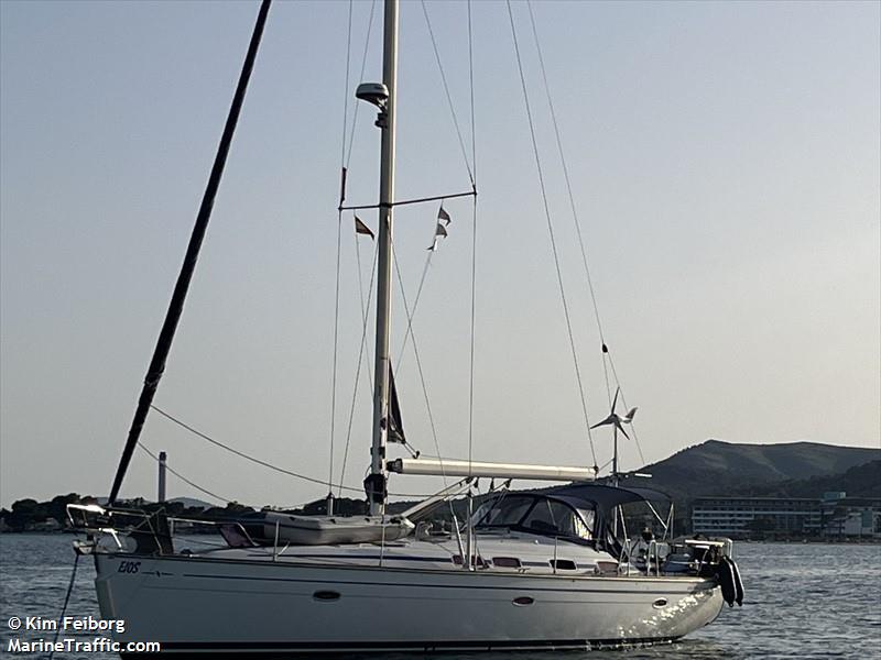 eios (Pleasure craft) - IMO , MMSI 219021589, Call Sign XPE7861 under the flag of Denmark