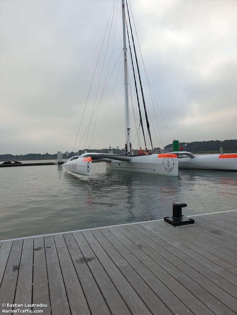 useitagain solo sail (Sailing vessel) - IMO , MMSI 228049890, Call Sign FAH7398 under the flag of France