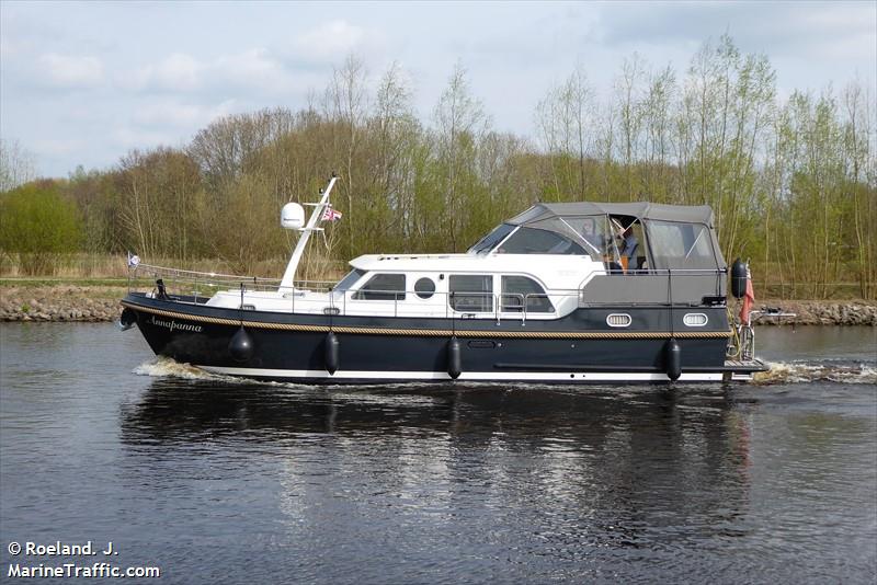 annapanna (Pleasure craft) - IMO , MMSI 235103691, Call Sign 2HHL2 under the flag of United Kingdom (UK)