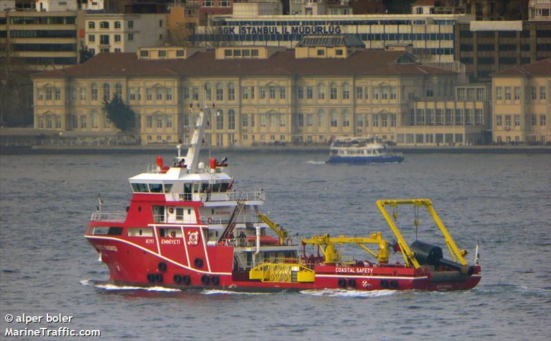 seyit onbasi (Pollution Control Vessel) - IMO 9544451, MMSI 271042584, Call Sign TCZW6 under the flag of Turkey