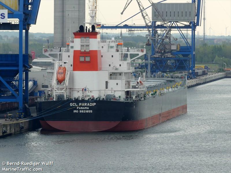 gcl paradip (Bulk Carrier) - IMO 9921855, MMSI 352978124, Call Sign 3E3955 under the flag of Panama