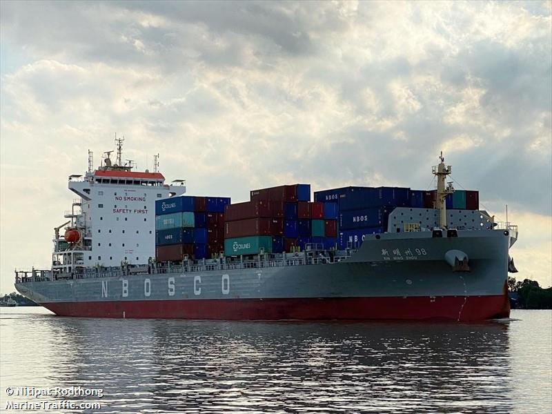 xin ming zhou 98 (Container Ship) - IMO 9914993, MMSI 413293840, Call Sign BOSS8 under the flag of China