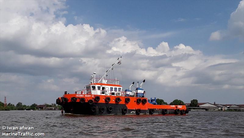 celebes sejati 01 (Tug) - IMO 9855082, MMSI 525200408, Call Sign YDC4008 under the flag of Indonesia