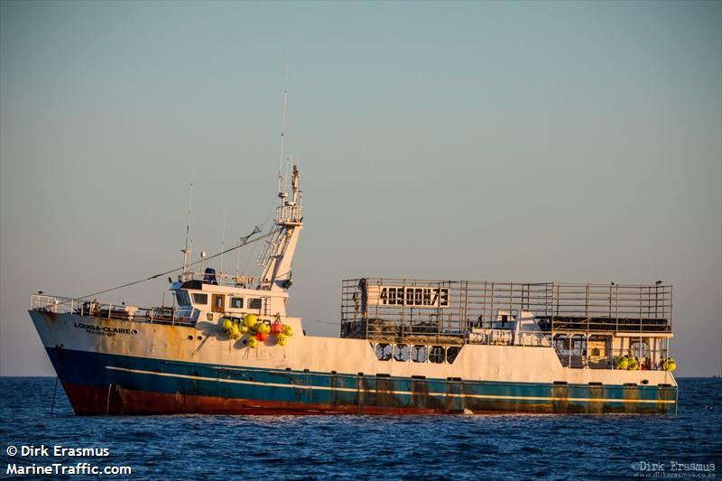 louisa claire (Fishing vessel) - IMO , MMSI 601249400, Call Sign ZR7153 under the flag of South Africa
