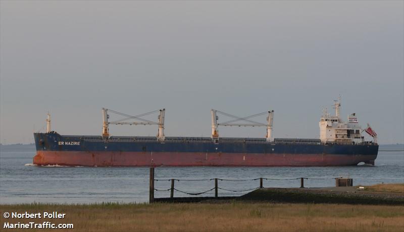 er nazire (Bulk Carrier) - IMO 9578543, MMSI 636019013, Call Sign D5SN2 under the flag of Liberia