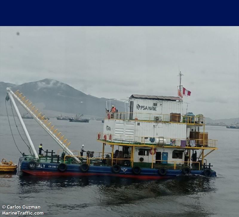 barcaza magaly (Other type) - IMO , MMSI 760002170 under the flag of Peru