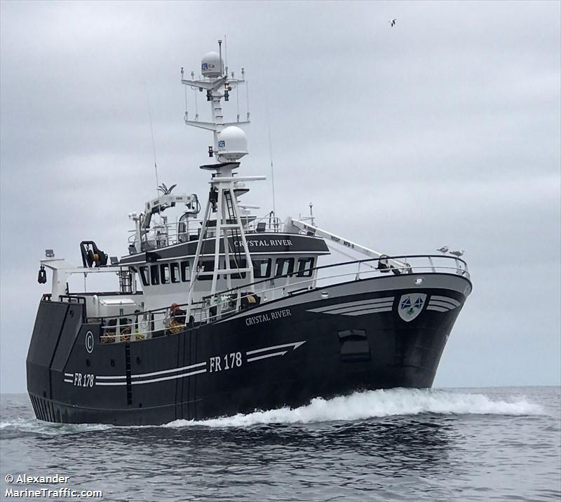 crystal river fr 178 (Fishing vessel) - IMO , MMSI 232037338, Call Sign MJRG3 under the flag of United Kingdom (UK)