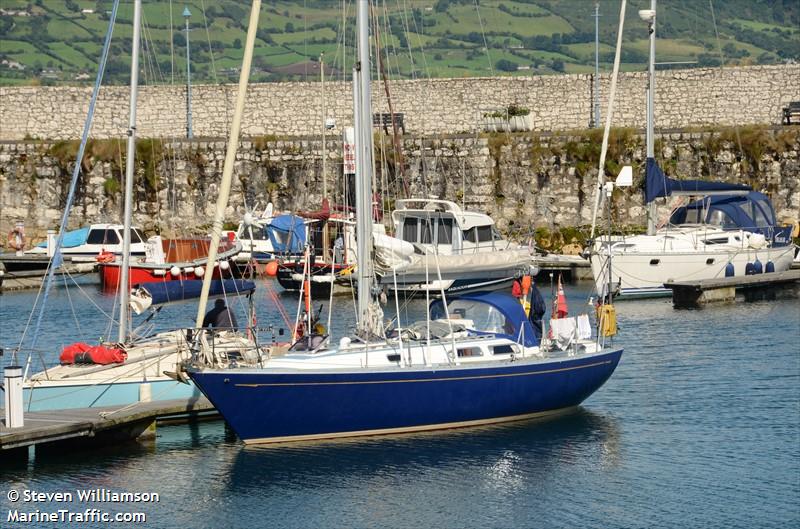 blue doublet (Pleasure craft) - IMO , MMSI 235095048, Call Sign MHRH under the flag of United Kingdom (UK)