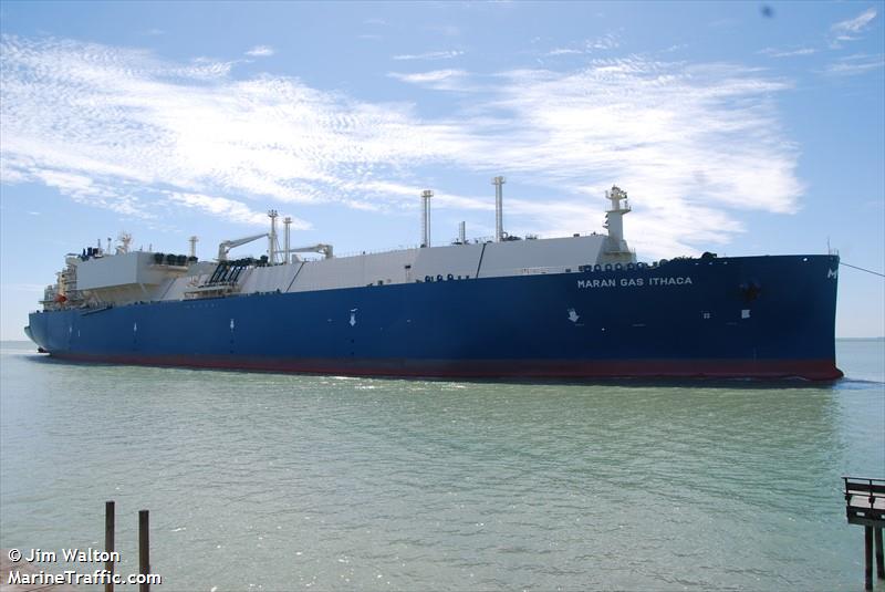 maran gas ithaca (LNG Tanker) - IMO 9892717, MMSI 241745000, Call Sign SVDK7 under the flag of Greece