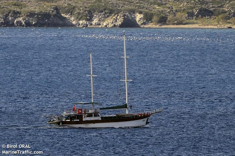 afilli (Pleasure craft) - IMO , MMSI 271041491, Call Sign YM4338 under the flag of Turkey