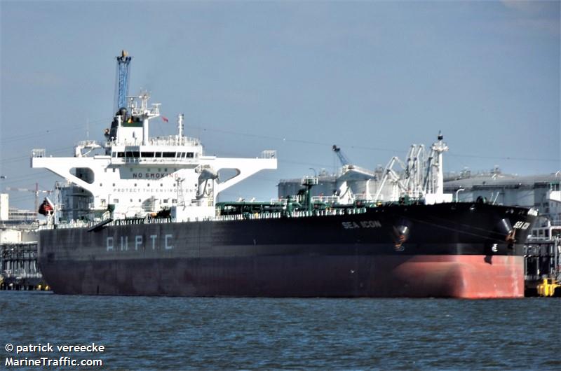 sea icon (Crude Oil Tanker) - IMO 9806615, MMSI 351354000, Call Sign 3EWZ7 under the flag of Panama
