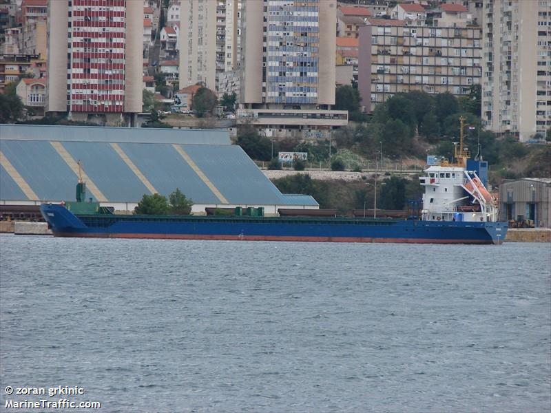 arj (General Cargo Ship) - IMO 9011088, MMSI 422065400, Call Sign EPDC8 under the flag of Iran