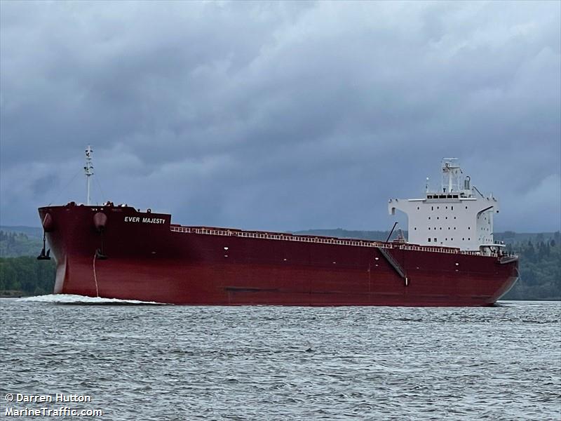 ever majesty (Bulk Carrier) - IMO 9913327, MMSI 538009583, Call Sign V7A4919 under the flag of Marshall Islands