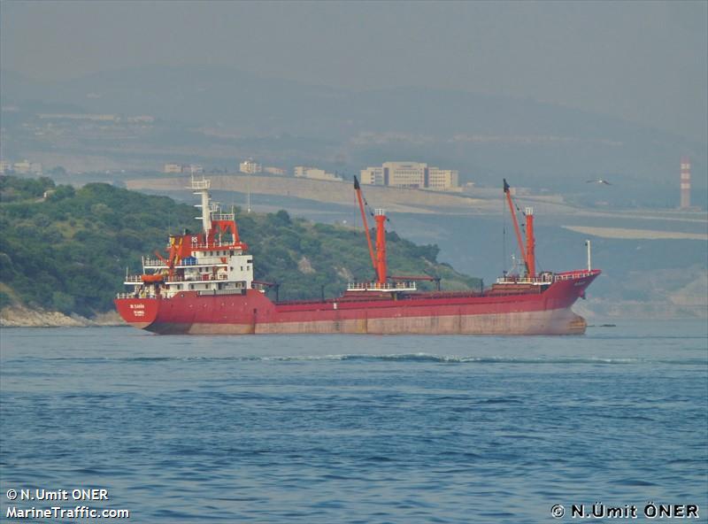 sahin 1 (General Cargo Ship) - IMO 9111761, MMSI 577504000, Call Sign YJXB2 under the flag of Vanuatu