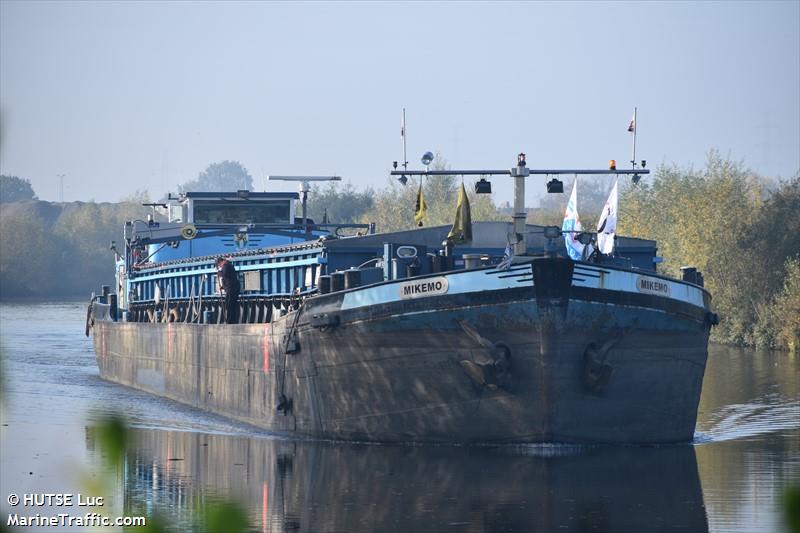 mikemo (Cargo ship) - IMO , MMSI 205481590, Call Sign OT4815 under the flag of Belgium