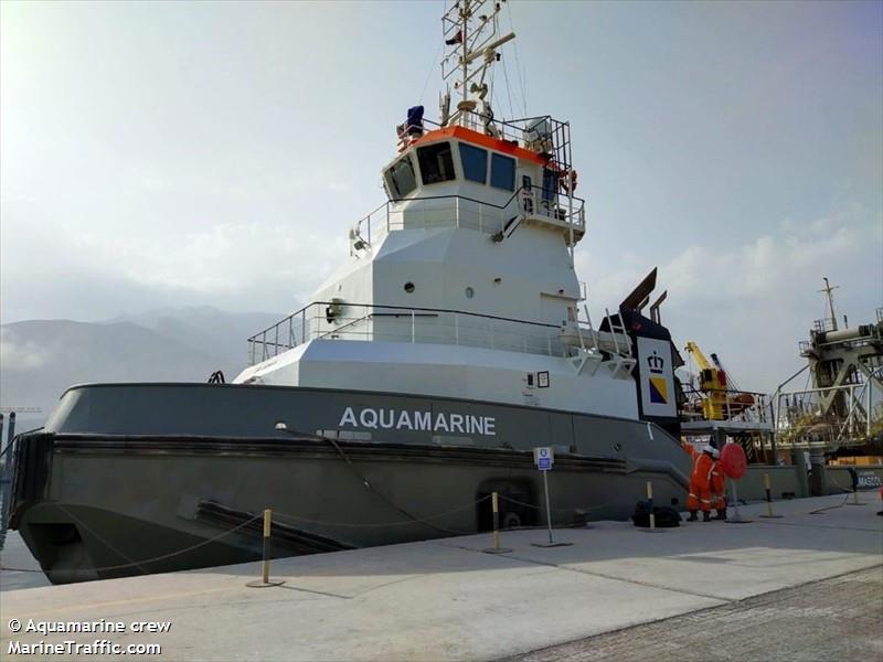 aquamarine (Pusher Tug) - IMO 9524516, MMSI 209305000, Call Sign 5BAH5 under the flag of Cyprus