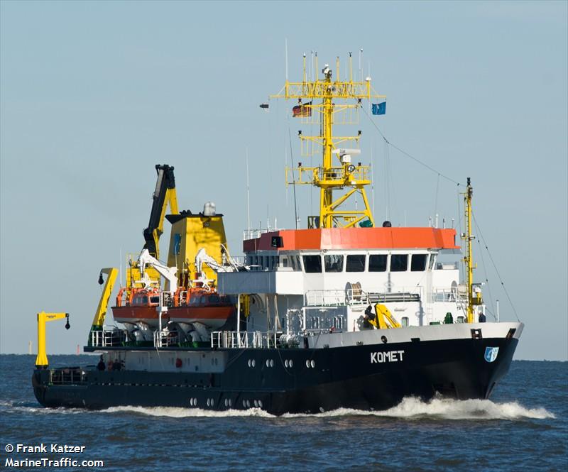 komet (Research Vessel) - IMO 9162978, MMSI 211282860, Call Sign DBBF under the flag of Germany