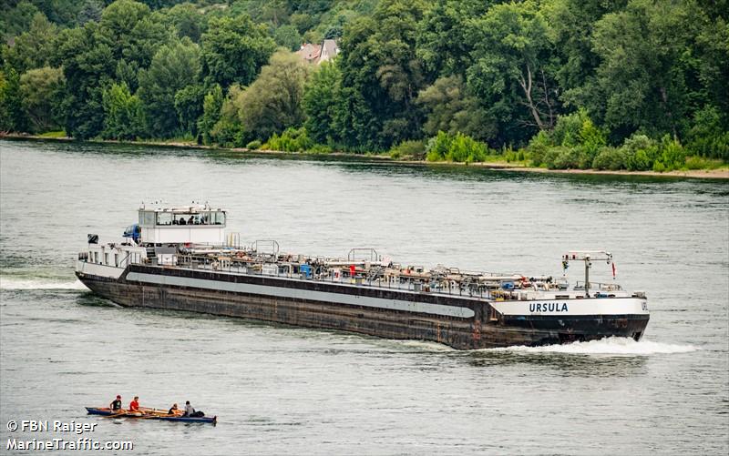 ursula (Tanker) - IMO , MMSI 211473910, Call Sign DC4131 under the flag of Germany