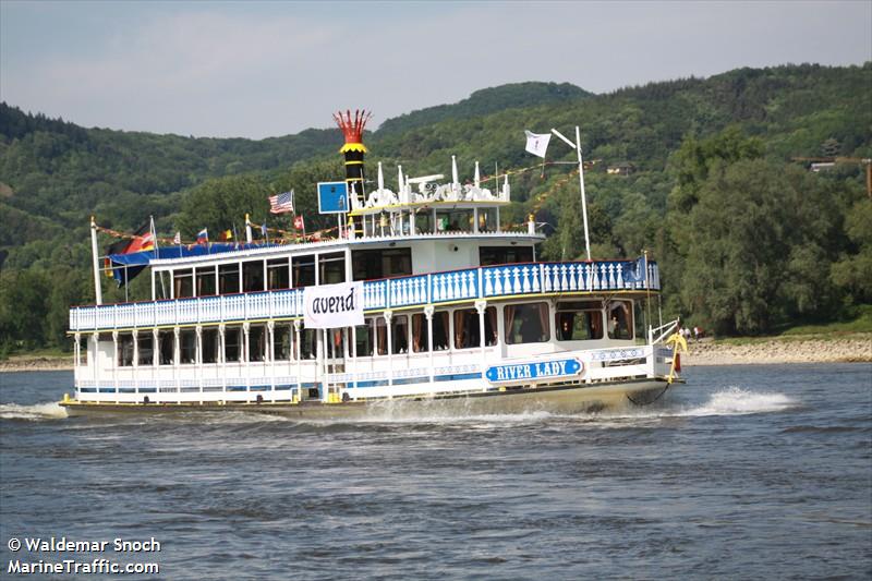 river lady (Passenger ship) - IMO , MMSI 211514440, Call Sign DC5770 under the flag of Germany