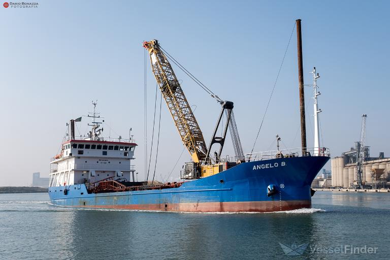 angelo b (Hopper Dredger) - IMO 8515673, MMSI 212028000, Call Sign 5BKP4 under the flag of Cyprus