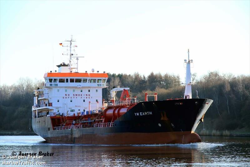 ym earth (Chemical/Oil Products Tanker) - IMO 9322633, MMSI 215937000, Call Sign 9HFT8 under the flag of Malta