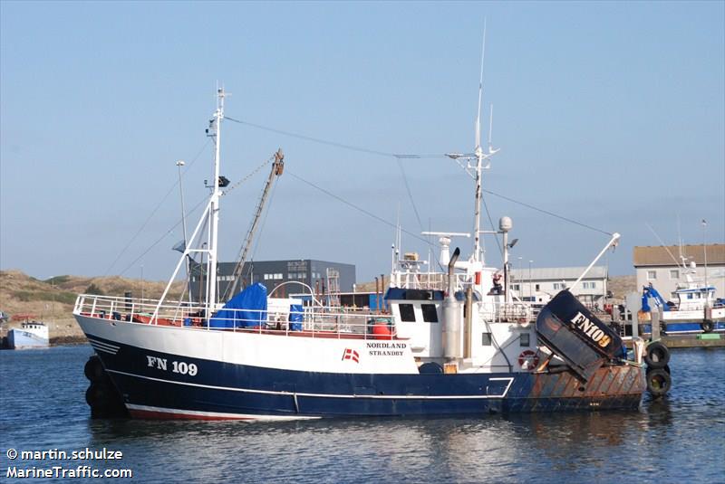 andrea (Fishing vessel) - IMO , MMSI 220137000, Call Sign OUIW under the flag of Denmark