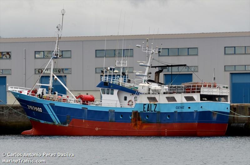 gene (Fishing Vessel) - IMO 8739712, MMSI 224044870, Call Sign EALZ under the flag of Spain