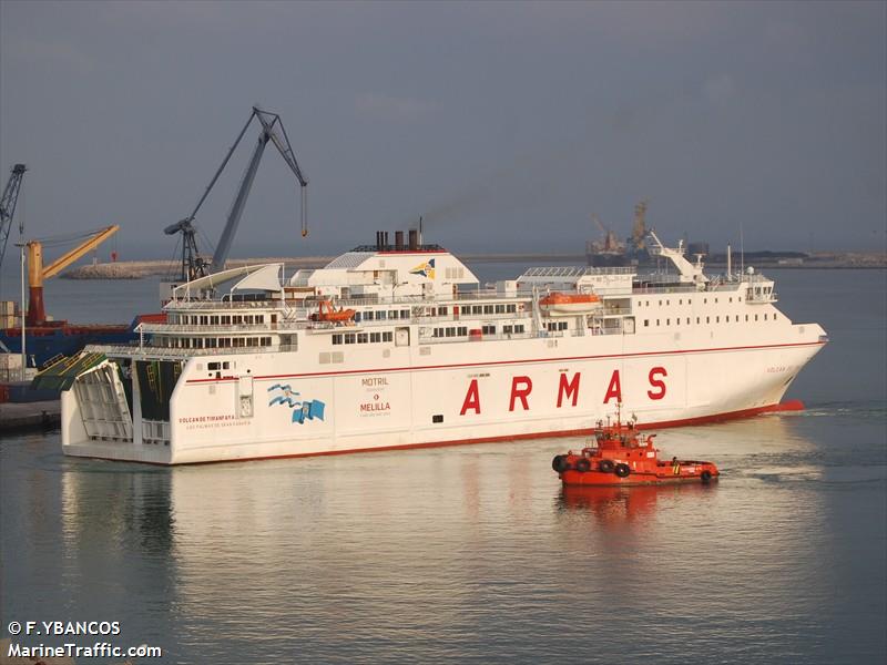 volcan de timanfaya (Passenger/Ro-Ro Cargo Ship) - IMO 9281334, MMSI 224145000, Call Sign ECHT under the flag of Spain