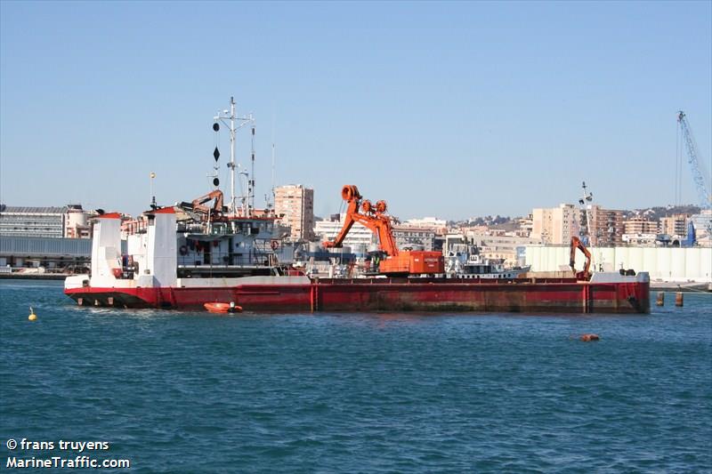 omvacsiete (Hopper Dredger) - IMO 7915515, MMSI 224542000, Call Sign ECKQ under the flag of Spain