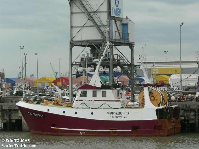 fv paphido 2 (Fishing vessel) - IMO , MMSI 227986000, Call Sign FGAW under the flag of France