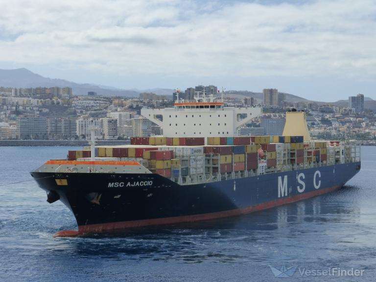 msc ajaccio (Container Ship) - IMO 9605267, MMSI 229625000, Call Sign 9HA3461 under the flag of Malta