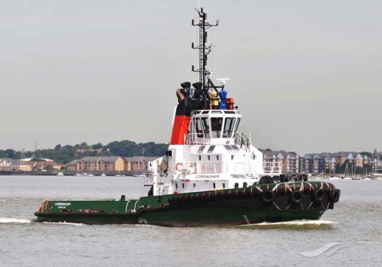 corringham (Tug) - IMO 9316414, MMSI 235026165, Call Sign MHVV8 under the flag of United Kingdom (UK)