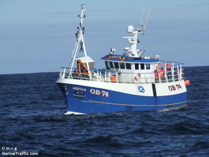 fv aquila (Fishing vessel) - IMO , MMSI 235050371, Call Sign MIBS under the flag of United Kingdom (UK)