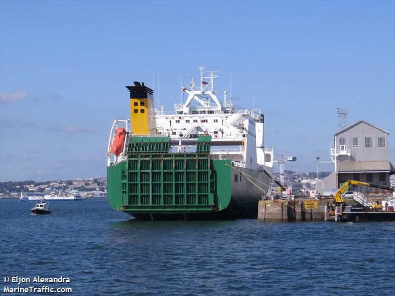 hurst point (Ro-Ro Cargo Ship) - IMO 9234068, MMSI 235500000, Call Sign ZIQE8 under the flag of United Kingdom (UK)