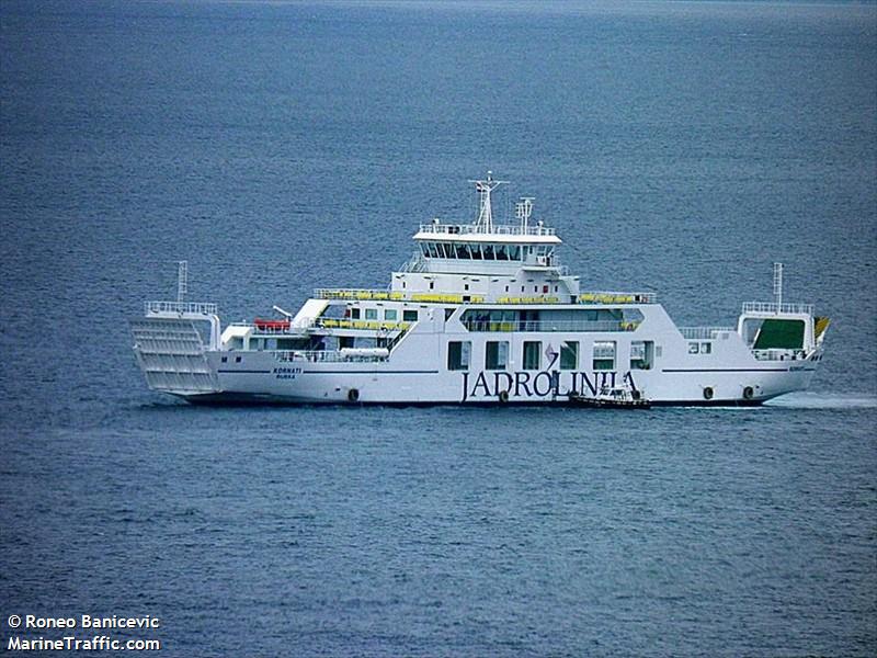kornati (Passenger/Ro-Ro Cargo Ship) - IMO 9703708, MMSI 238663140, Call Sign 9AB2198 under the flag of Croatia