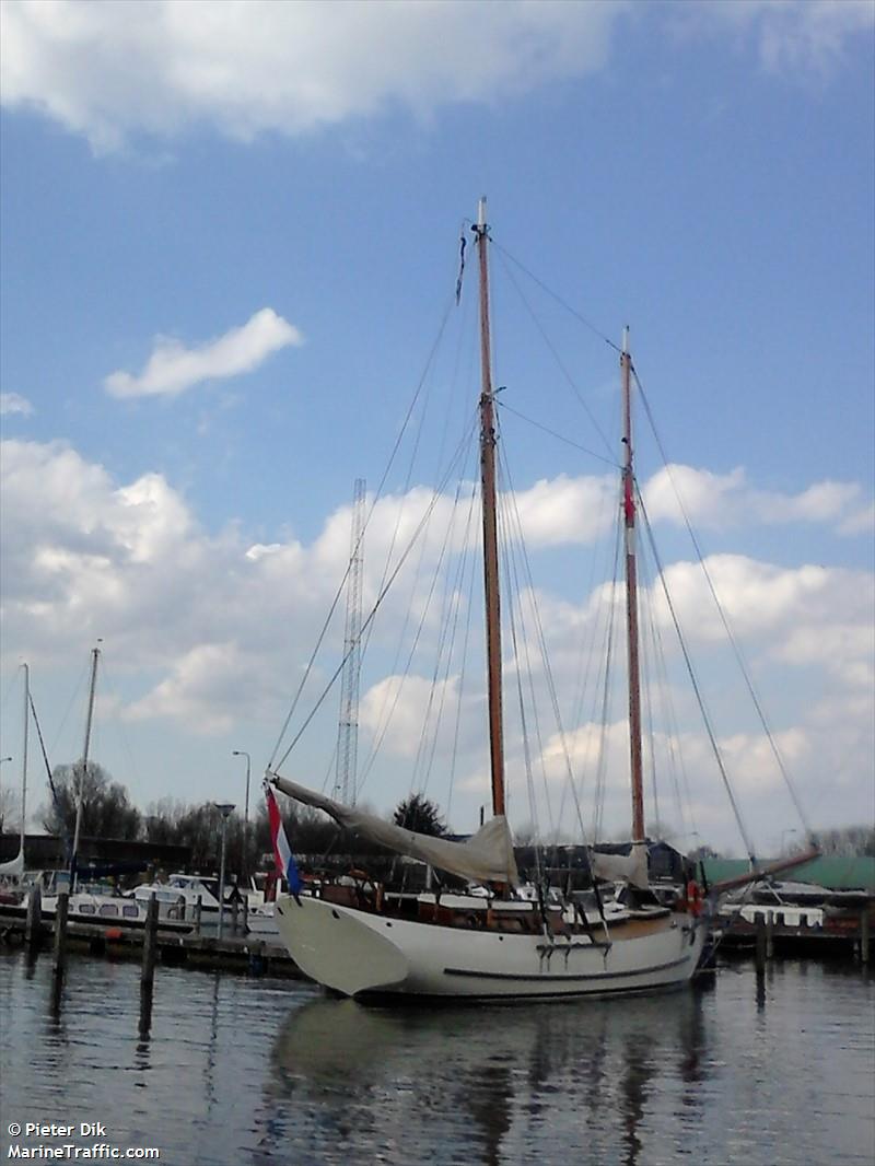 raedt van toezigt (Sailing vessel) - IMO , MMSI 244700304, Call Sign PG7348 under the flag of Netherlands