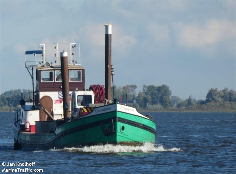 driuwpolle (Dredging or UW ops) - IMO , MMSI 244710910, Call Sign PF9851 under the flag of Netherlands