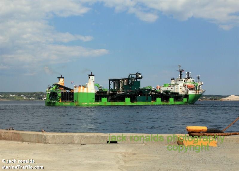 rollingstone (Pipe Burying Vessel) - IMO 7814101, MMSI 245746000, Call Sign PHYR under the flag of Netherlands