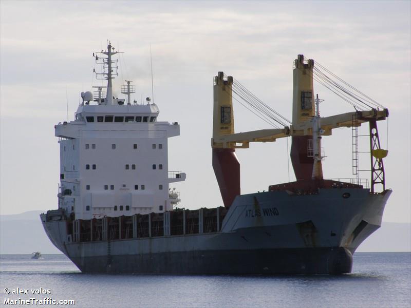 atlas wind (General Cargo Ship) - IMO 9126704, MMSI 248848000, Call Sign 9HA2547 under the flag of Malta