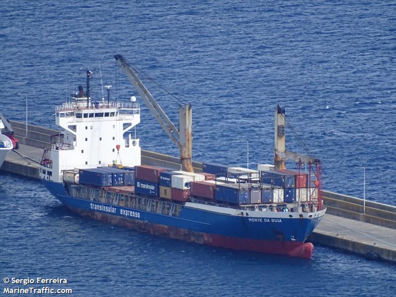 monte da guia (Container Ship) - IMO 9123788, MMSI 255806011, Call Sign CSDB under the flag of Madeira